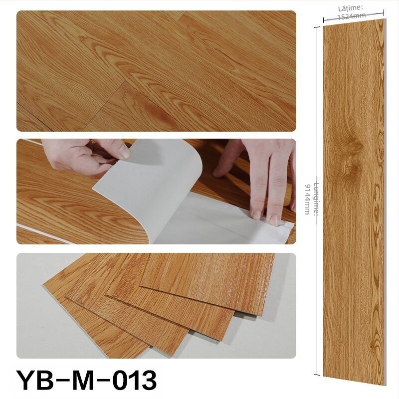 Podea autoadezivă din PVC (LVT) – model lemn, imitare lemn, grosime 1,5 mm, rezistență la uzură mărită, stil modern minimalist