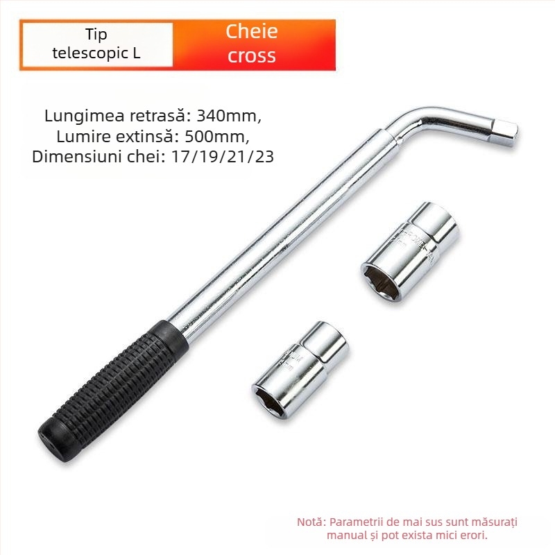 Cheie telescopic universală pentru schimbarea anvelopelor auto — marcă: Other; material: Other; varietate: Socket wrench