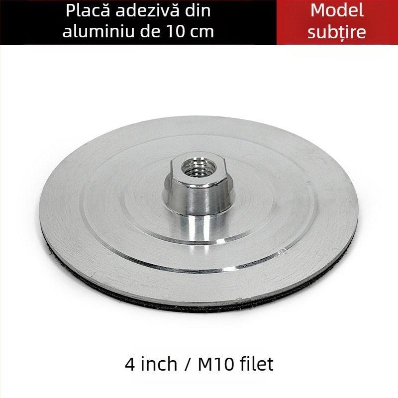 Cap de șlefuire cu apă din aliaj de aluminiu pentru disc de șlefuit autoadeziv