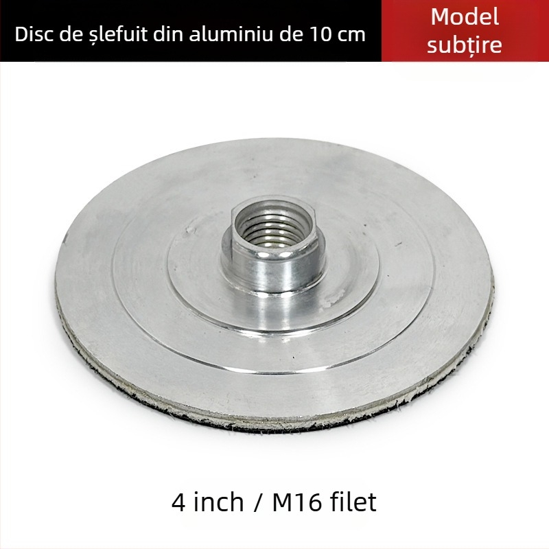 Cap de șlefuire cu apă din aliaj de aluminiu pentru disc de șlefuit autoadeziv