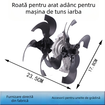 Unealtă multifuncțională pentru întreținerea gazonului, în stil rucsac: tăiere, buruieni, afânare sol și săpare canale (Brand: Haoxin; Utilizare: generală; Tip: rucsac; Caracteristici: tăiere, buruieni, afânare sol, săpare canale)