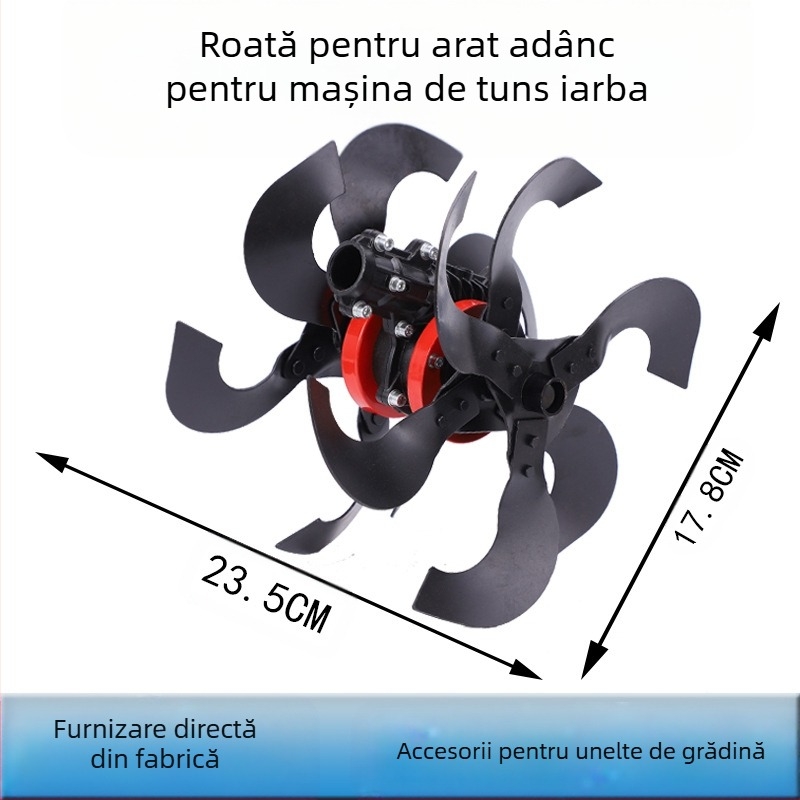 Unealtă multifuncțională pentru întreținerea gazonului, în stil rucsac: tăiere, buruieni, afânare sol și săpare canale (Brand: Haoxin; Utilizare: generală; Tip: rucsac; Caracteristici: tăiere, buruieni, afânare sol, săpare canale)
