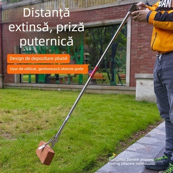 clește telescopic din plastic cu mâner lung pentru curățarea toaletei
