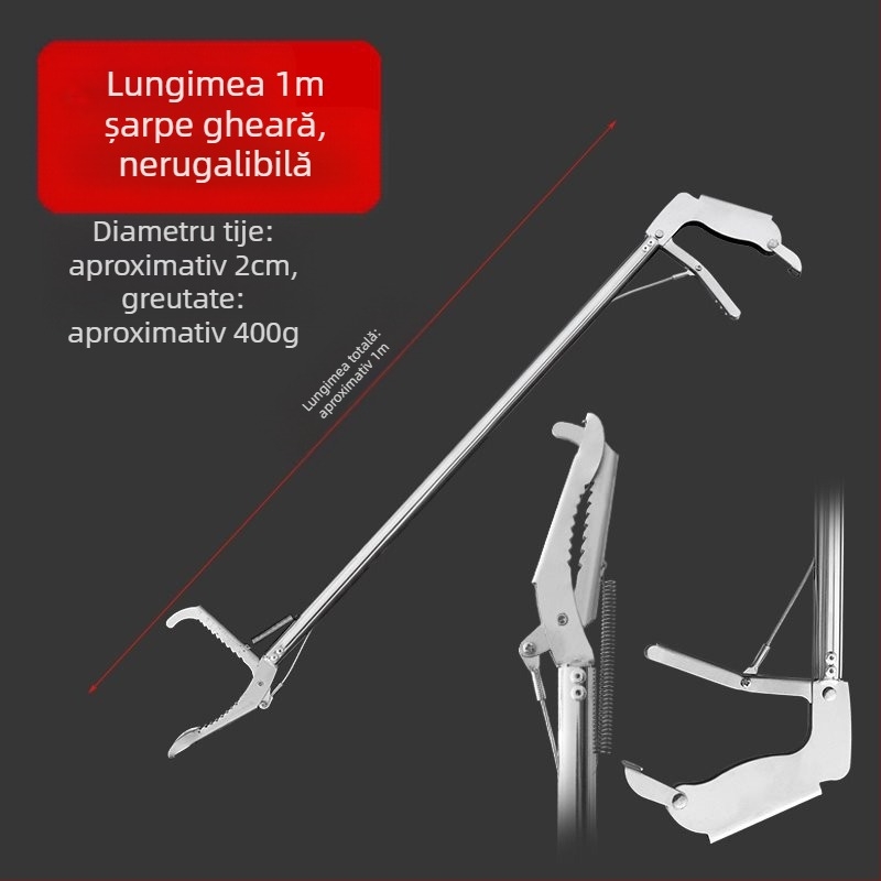 clește telescopic din plastic cu mâner lung pentru curățarea toaletei