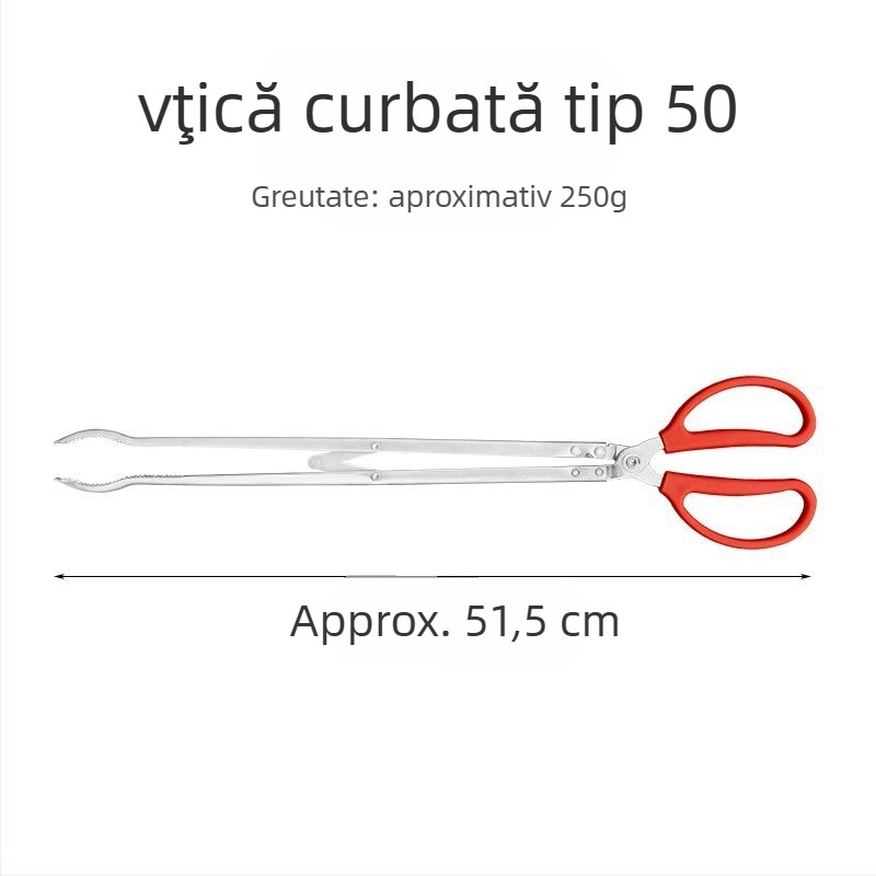 clește telescopic din plastic cu mâner lung pentru curățarea toaletei