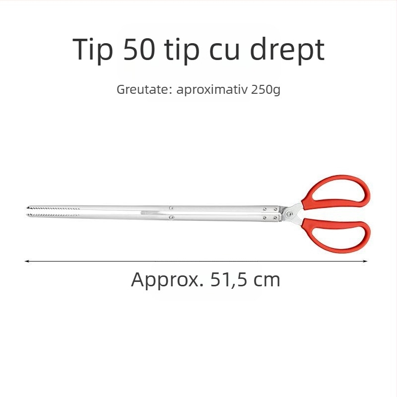clește telescopic din plastic cu mâner lung pentru curățarea toaletei