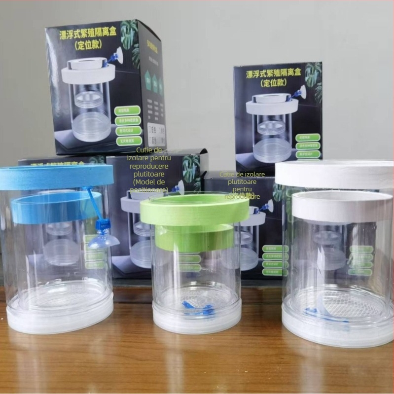 Blue bay Cutie plutitoare de izolare pentru reproducere la guppy – incubator din plastic pentru pești mici