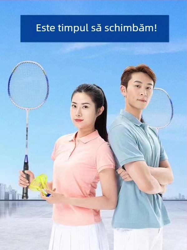 Antrenor de badminton, cadru din aliaj de fier, 95–100 g, mâner G2, raquetă lovire directă