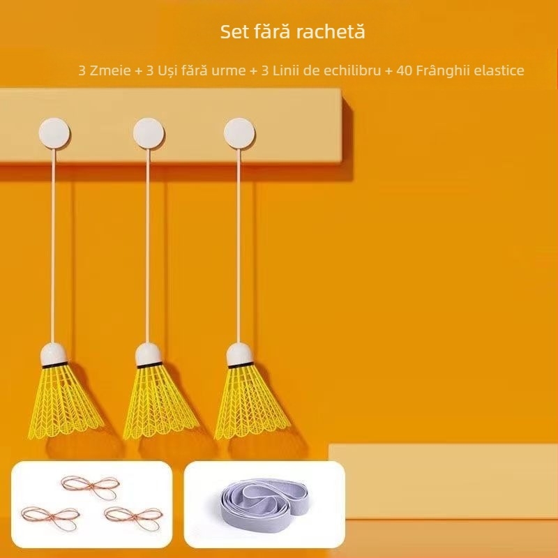 Antrenor de badminton, cadru din aliaj de fier, 95–100 g, mâner G2, raquetă lovire directă