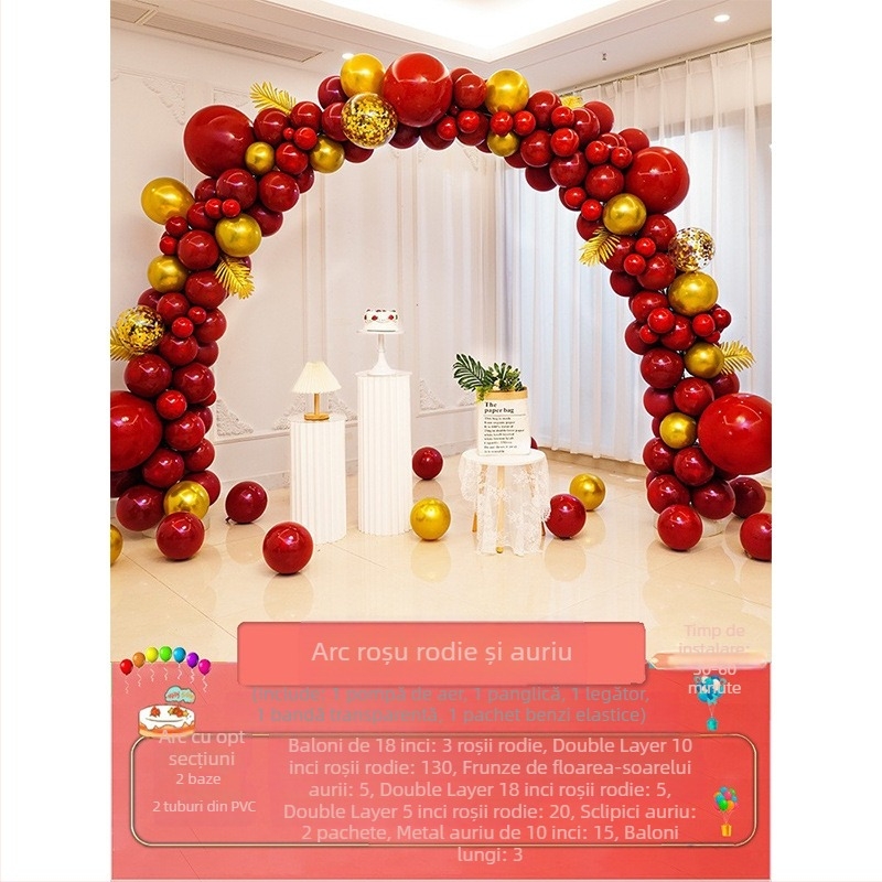 Arkă de baloane din latex, formă extraterestră, brand Quiet, fără logo, tip balon: latex