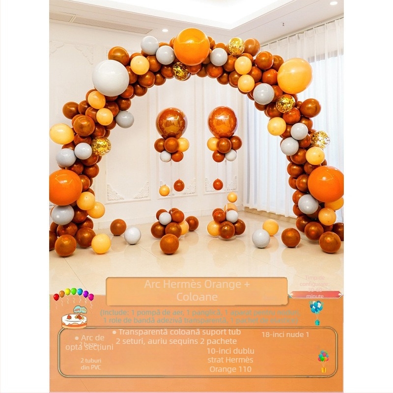 Arkă de baloane din latex, formă extraterestră, brand Quiet, fără logo, tip balon: latex