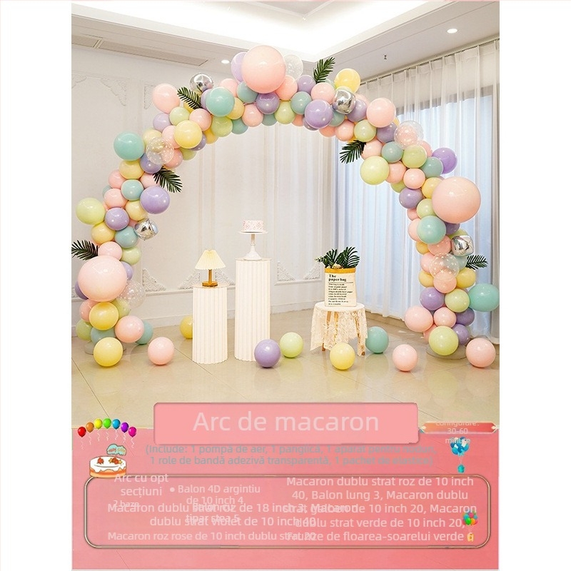 Arkă de baloane din latex, formă extraterestră, brand Quiet, fără logo, tip balon: latex