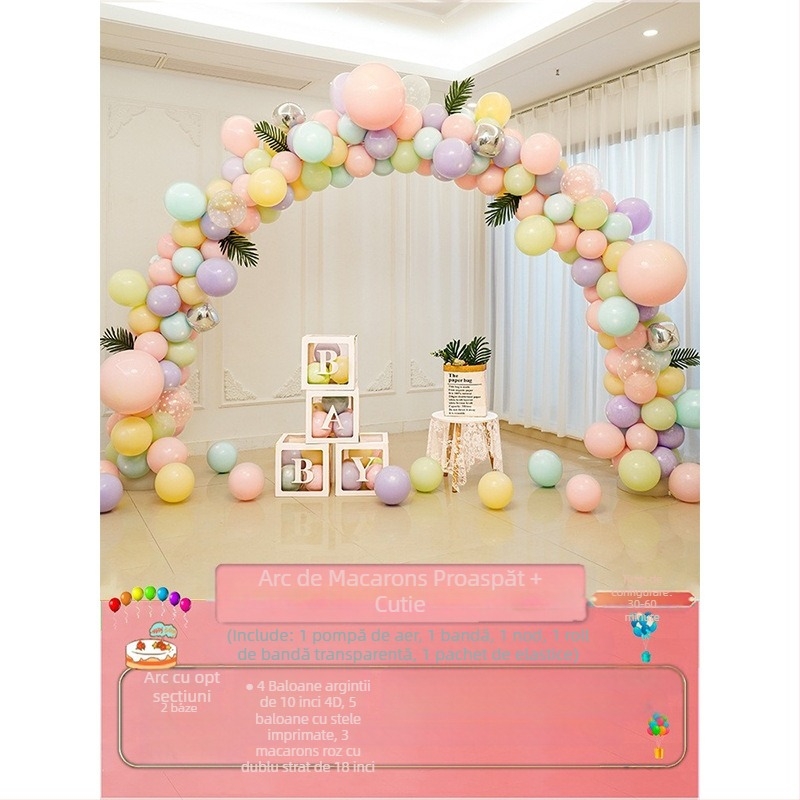 Arkă de baloane din latex, formă extraterestră, brand Quiet, fără logo, tip balon: latex