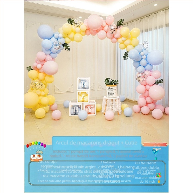 Arkă de baloane din latex, formă extraterestră, brand Quiet, fără logo, tip balon: latex