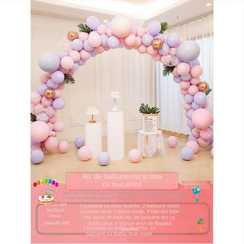 Arkă de baloane din latex, formă extraterestră, brand Quiet, fără logo, tip balon: latex