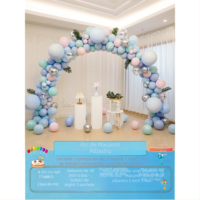 Arkă de baloane din latex, formă extraterestră, brand Quiet, fără logo, tip balon: latex