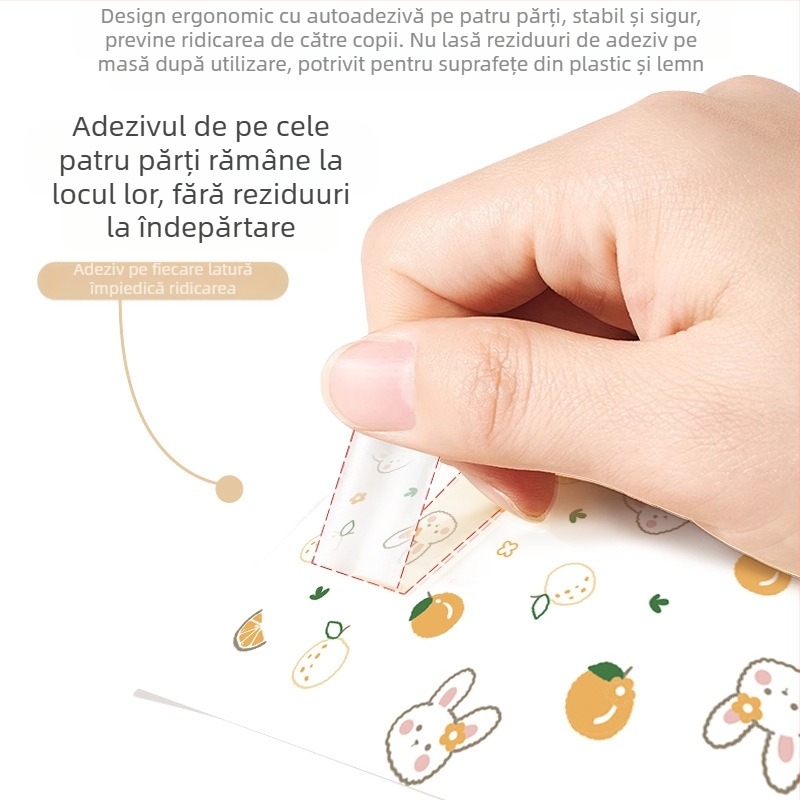 Placemat de unică folosință pentru sugari – hârtie; impermeabil, rezistent la pete și la ulei; personalizare cu logo disponibilă; Brand Doctor Jiao; seria Placemat; lansat în 2023.