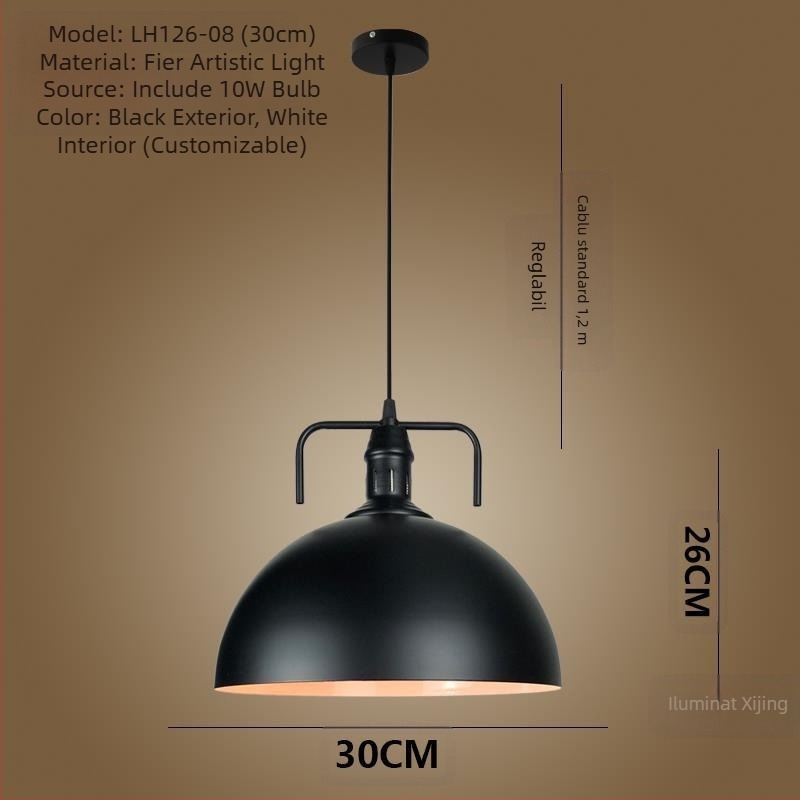 Candelabru din fontă cu LED, cu o singură gură de lumină, potrivit pentru coridor și restaurant