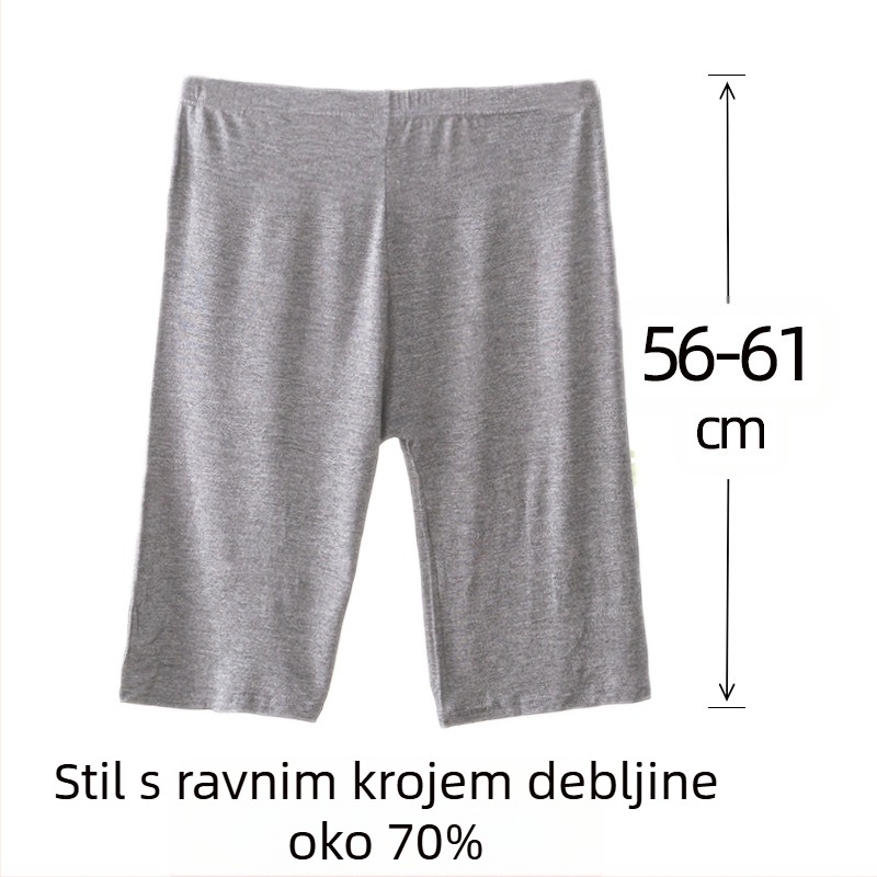 Șorturi de damă din viscoză cu dantelă, talie medie, căptușeală din bumbac, uscare rapidă