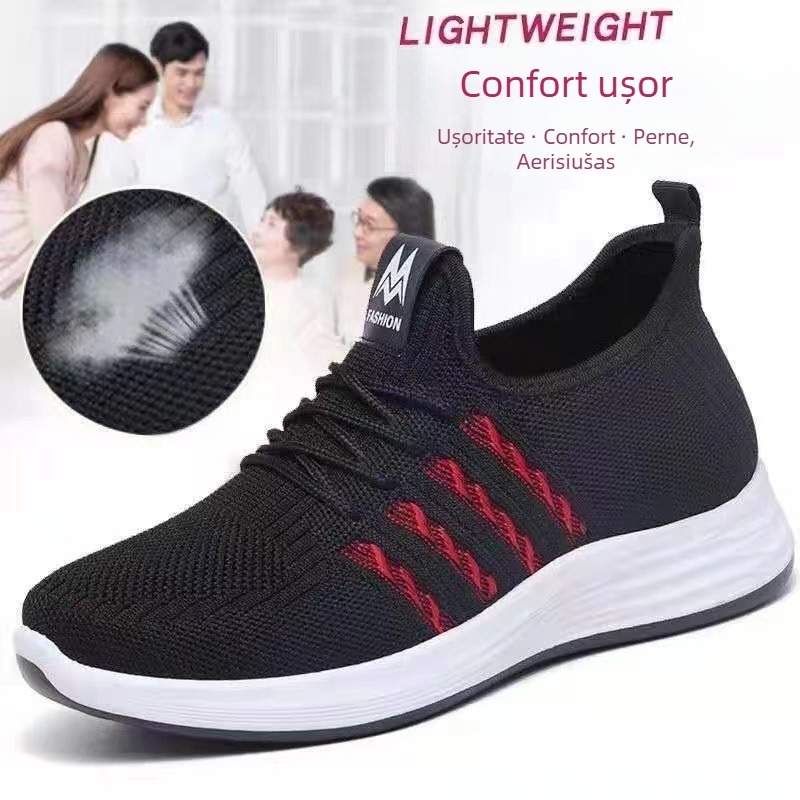 Pantofi femei de iarnă, căptușiți cu fleece, talpă antiaderentă, toc plat, ușori