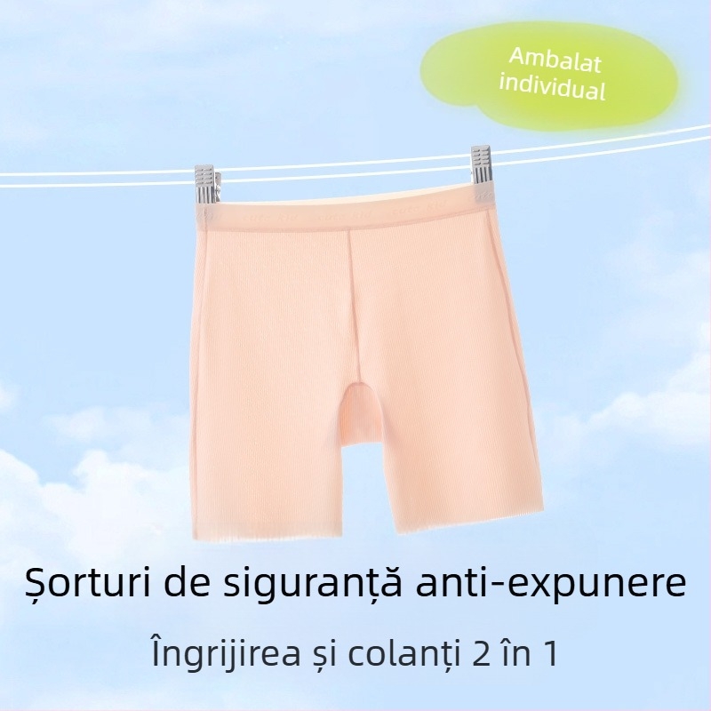 Fete: Șorturi de siguranță Class A, Ice Silk, Nylon 72%, pentru fete peste 8 ani (peste 140 cm), Vara 2025