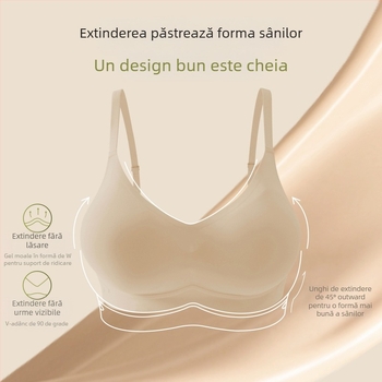 Sutien Push-Up fără fir — material nylon; căptușeală nylon; cupe subțiri turnate; bretele fixe duble; închidere la spate cu patru rânduri de cârlige