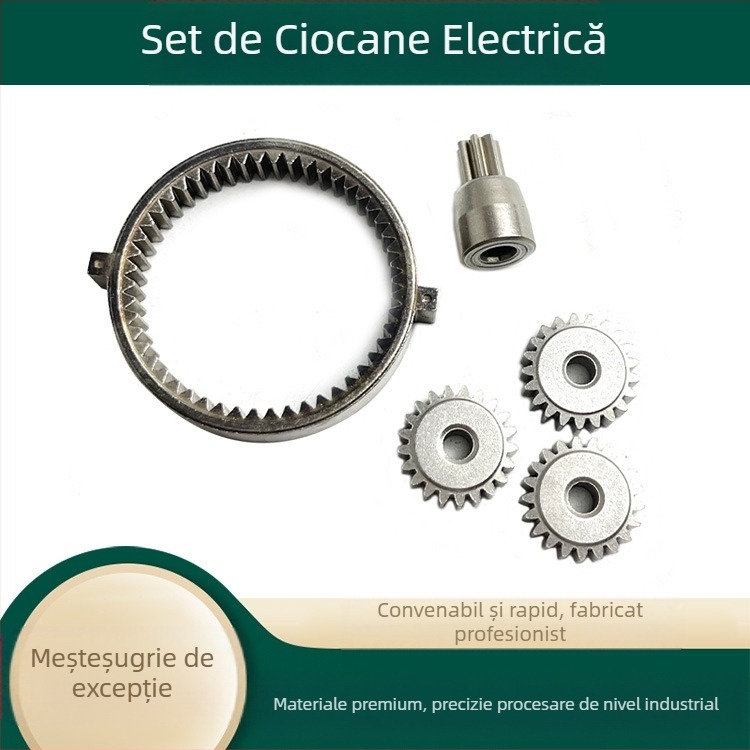 Kit cap pentru șurubelniță electrică Dayi 2106 fără perii — capac din plastic, inel din dinți și set de dinți