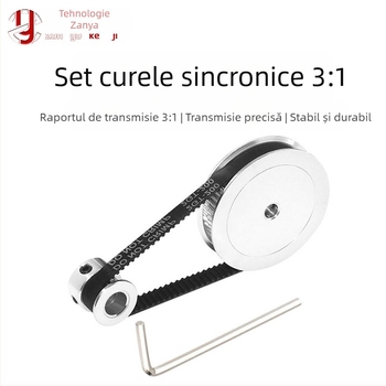 Set de roți sincronizate 1:3 GT2, cu 20T și 60T