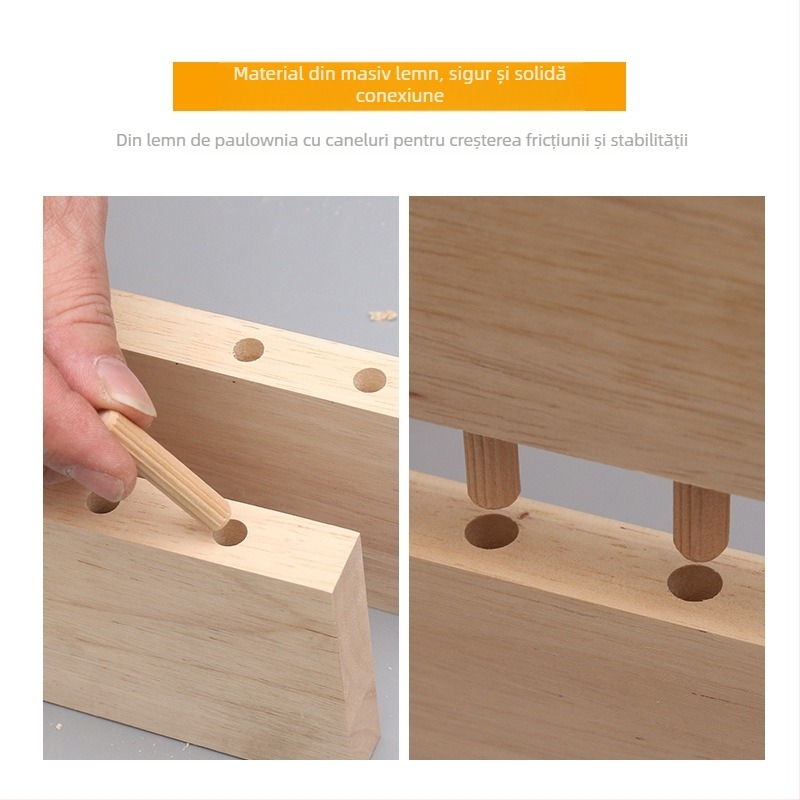 Tijă din lemn Lotus pentru mortise de la New Wu Tools, pentru 6-10, suport metric, 6-8-10
