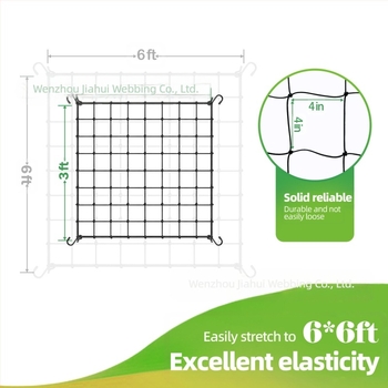 Plasă flexibilă pentru plante cățărătoare; suport flexibil pentru grădinărit; alb, negru și verde.