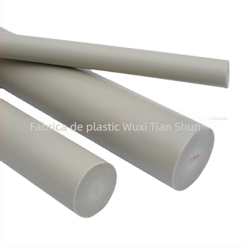 Tijă din plastic PP cu secțiune circulară, pentru prelucrarea rulmenților, a angrenajelor și a fitingurilor de conducte