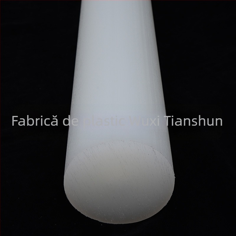 Tijă din plastic PP cu secțiune circulară, pentru prelucrarea rulmenților, a angrenajelor și a fitingurilor de conducte