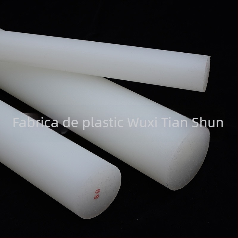 Tijă din plastic PP cu secțiune circulară, pentru prelucrarea rulmenților, a angrenajelor și a fitingurilor de conducte