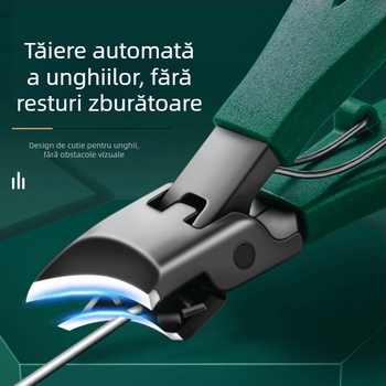 Clește de unghii – deschidere mare, gură înclinată, oțel inoxidabil, uz casnic, portabil