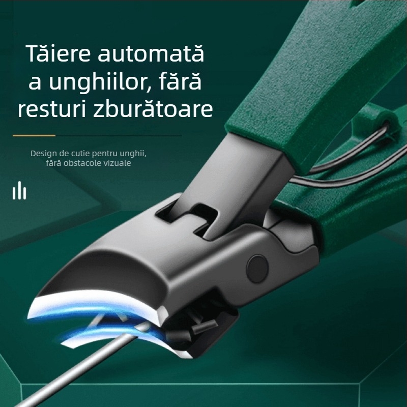 Clește de unghii – deschidere mare, gură înclinată, oțel inoxidabil, uz casnic, portabil