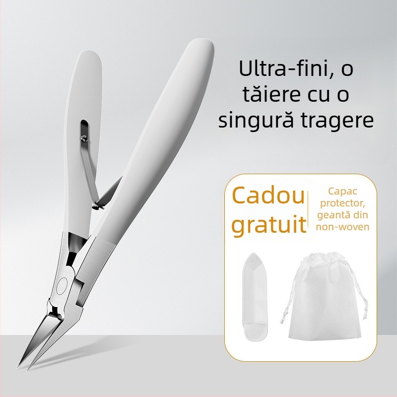 Mingxiang clește pentru unghii – ingrown nail clipper, plastic + oțel inoxidabil, portabil pentru uz casnic, clește pentru caneluri de unghii, pense multifuncționale