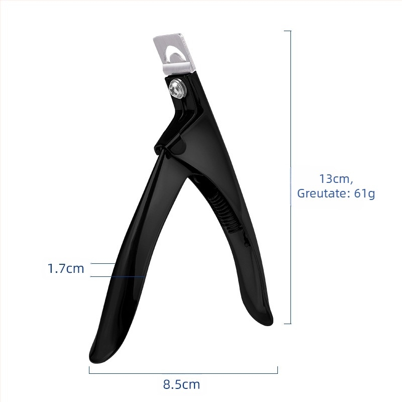 Clește de unghii din oțel carbon, design OEM portabil, greutate netă 61 g, ambalaj 500 buc.