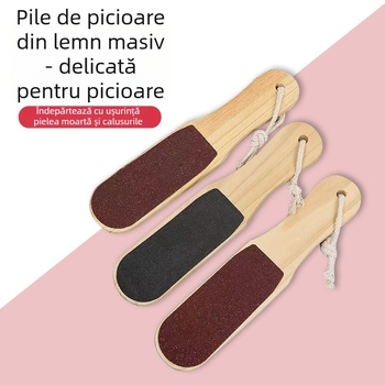 Pilă de picioare cu abraziv din hârtie șlefuit ovală, 360 bucăți într-o cutie