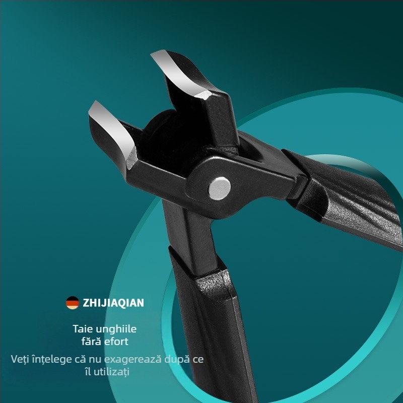 Clește pentru unghii – caneluri, vârf înclinat, gură plată, tip set, oțel inoxidabil și oțel cu conținut de carbon, OEM