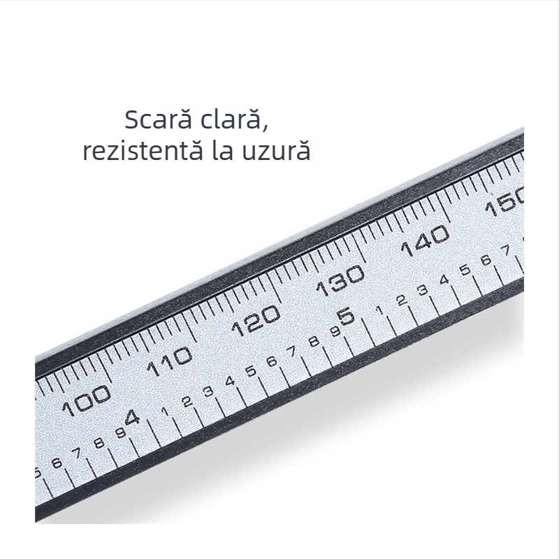 Caliper Vernier pentru uz casnic, instrument compact de măsurare pentru brățări din jad, corp din plastic