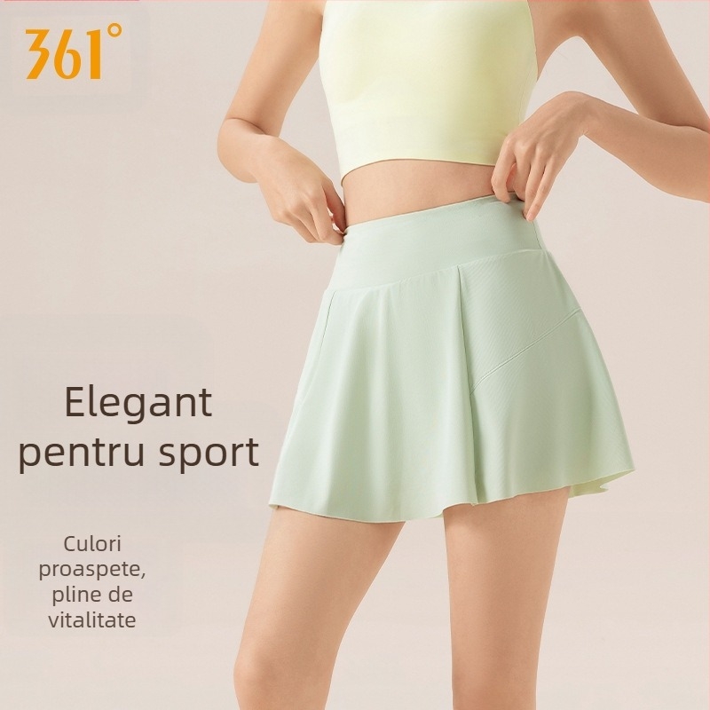 Fustă de yoga 361 — fustă de acoperire pentru yoga/tenis, cu design petale, modestie (Brand: 361; Sezon: Vara 2024; Tip: Fustă de acoperire pentru yoga/tenis)