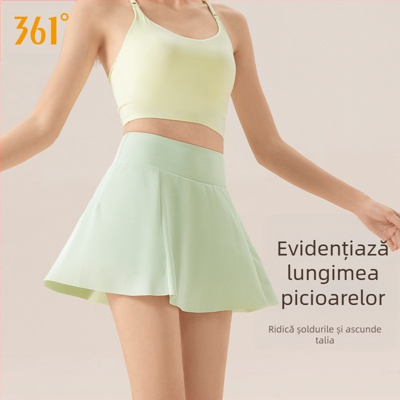 Fustă de yoga 361 — fustă de acoperire pentru yoga/tenis, cu design petale, modestie (Brand: 361; Sezon: Vara 2024; Tip: Fustă de acoperire pentru yoga/tenis)