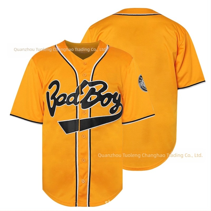 Tricou baseball cu broderie BIGGIE, ediție film, unisex, material poliester, model desen animat