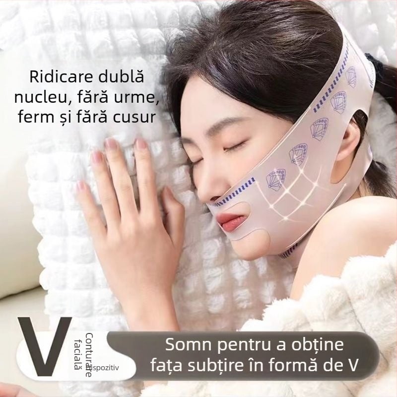BYFE Mască de somn pentru lifting facial în formă de V, carcasă monobloc, neelectrică, model 2024120715