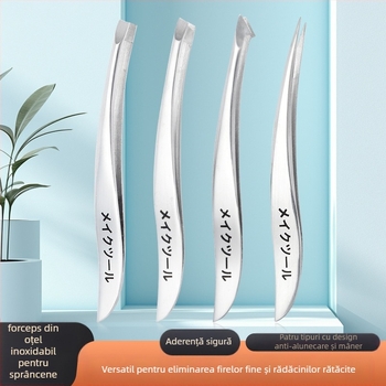 Set de instrumente de machiaj pentru sprânene — clips pentru sprânene din oțel inoxidabil Fengcheng