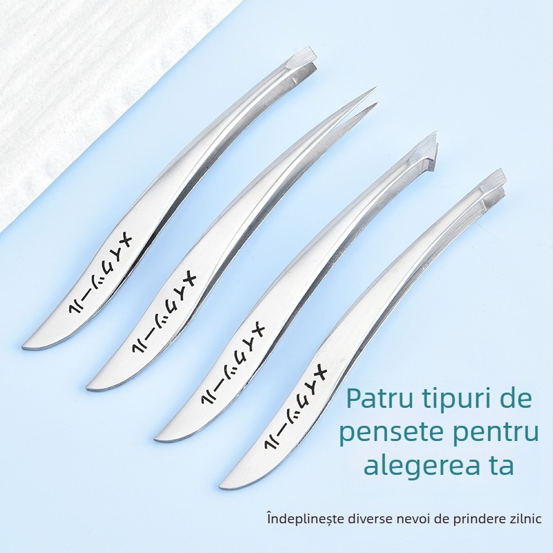 Set de instrumente de machiaj pentru sprânene — clips pentru sprânene din oțel inoxidabil Fengcheng