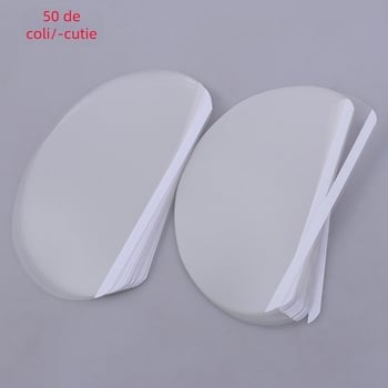 Scut protector transparent din plastic, de unică folosință, pentru coafură