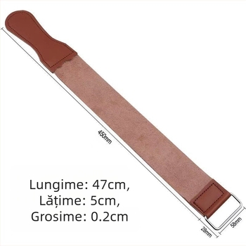 Li Peide (Whetstone) strop pentru brici – bandă din piele pentru ascuțire, personalizare procesare, etichetă privată disponibilă
