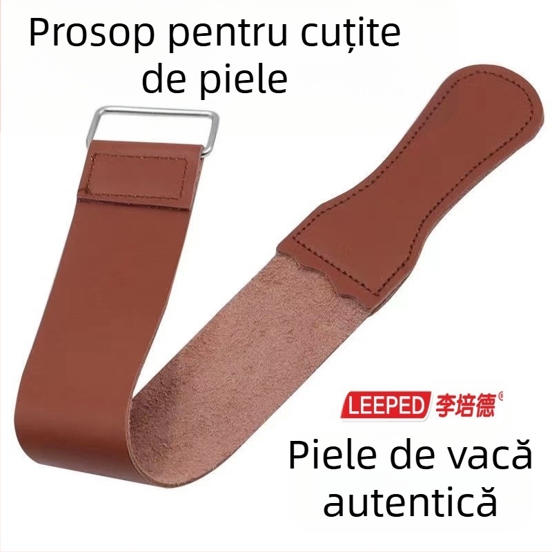 Li Peide (Whetstone) strop pentru brici – bandă din piele pentru ascuțire, personalizare procesare, etichetă privată disponibilă