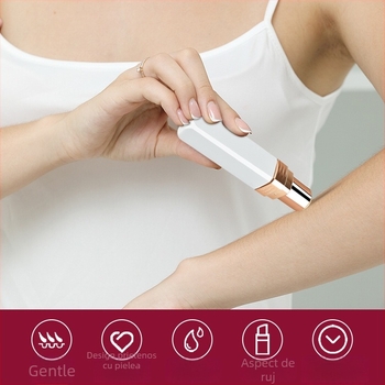 Epilator/mașină de ras electrică cu cap de tăiere din aliaj, corp ABS, alimentare dublă (batere uscată sau electrică), potrivit pentru întreg corpul, CE certificat.